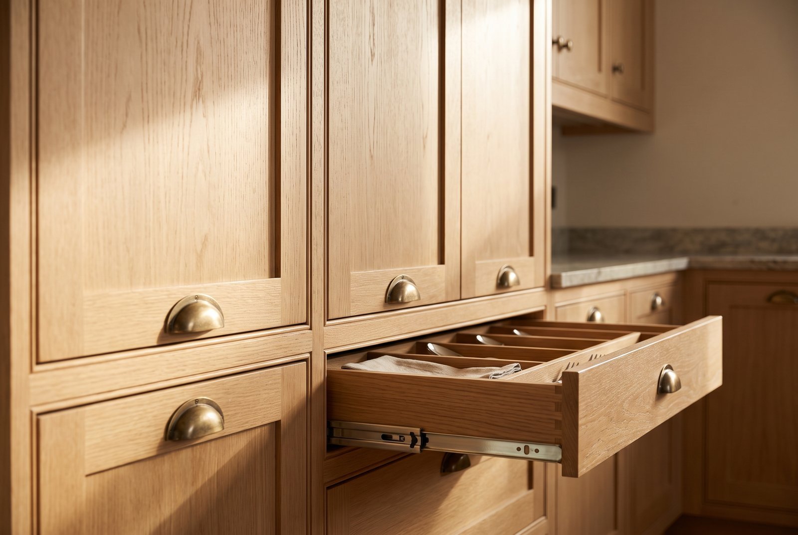 Cabinetry remodeling detail