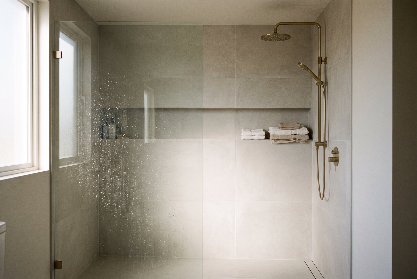 Showers remodeling detail